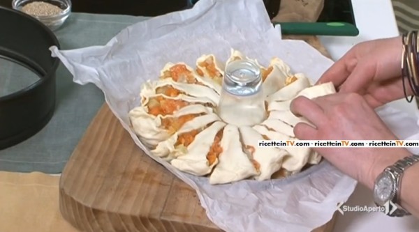 girasole con zucca gorgonzola e noci