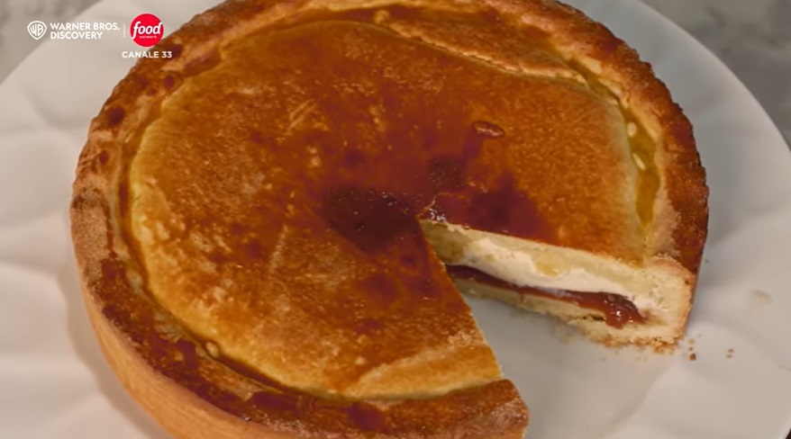 crostata ricotta e visciole