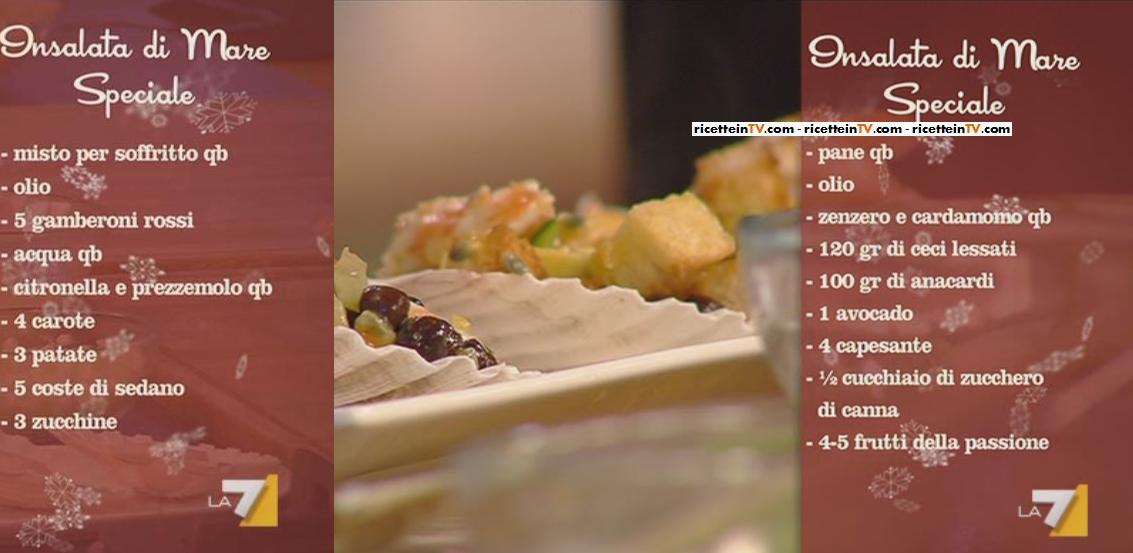 “I menu di Benedetta” la ricetta dell'insalata di mare speciale