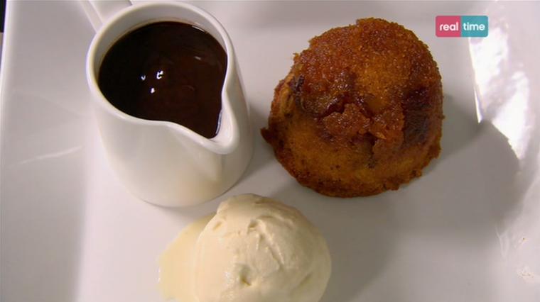 tortino al caramello con crema al cioccolato