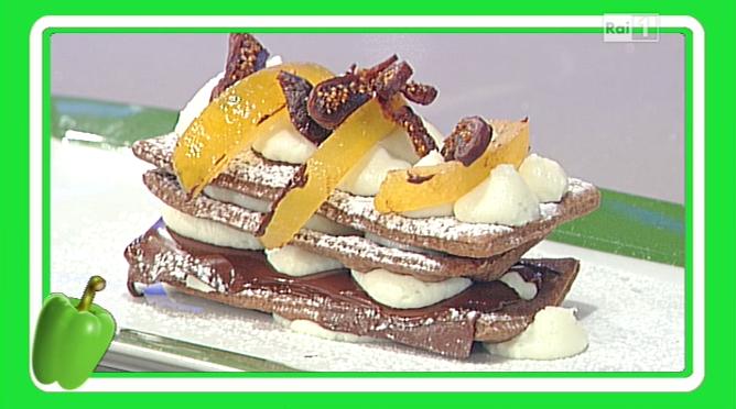 sfoglia di cannolo al cioccolato