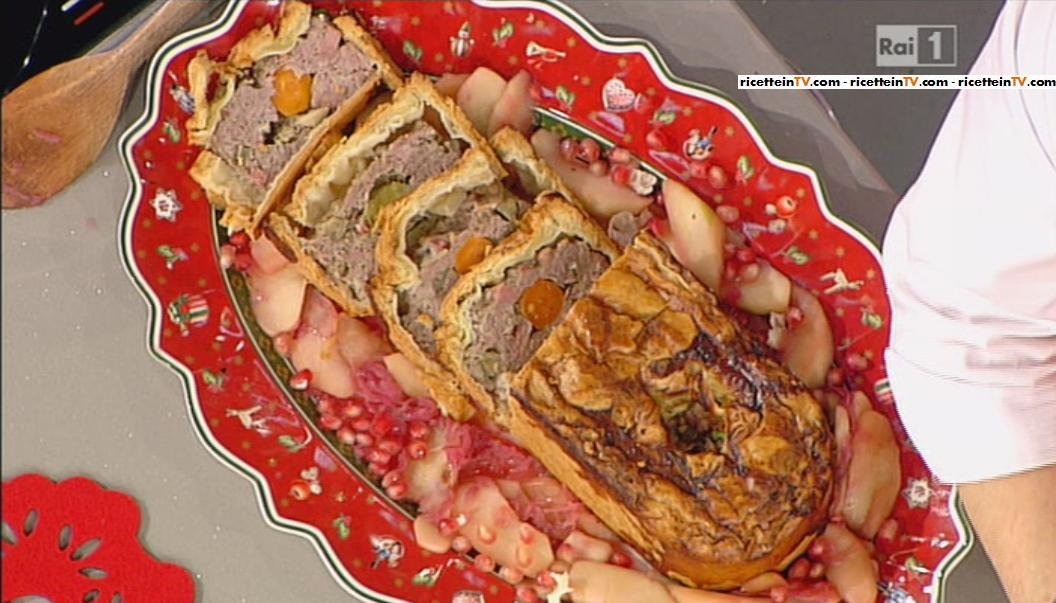 La prova del cuoco Ricetta timballo di carne e mele di Anna Moroni.