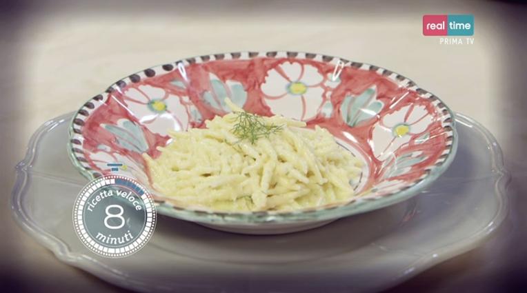 trofie al pesto di limone e mandorle