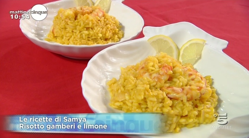 risotto gamberi e limone