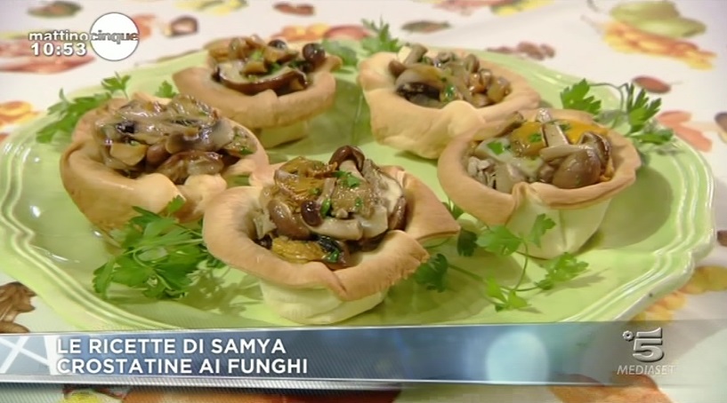 crostatine ai funghi