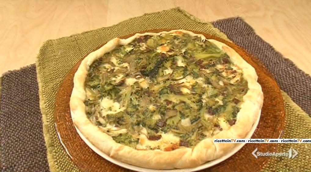 torta salata carciofi e broccoli