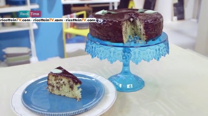 torta menta e gocce di cioccolato