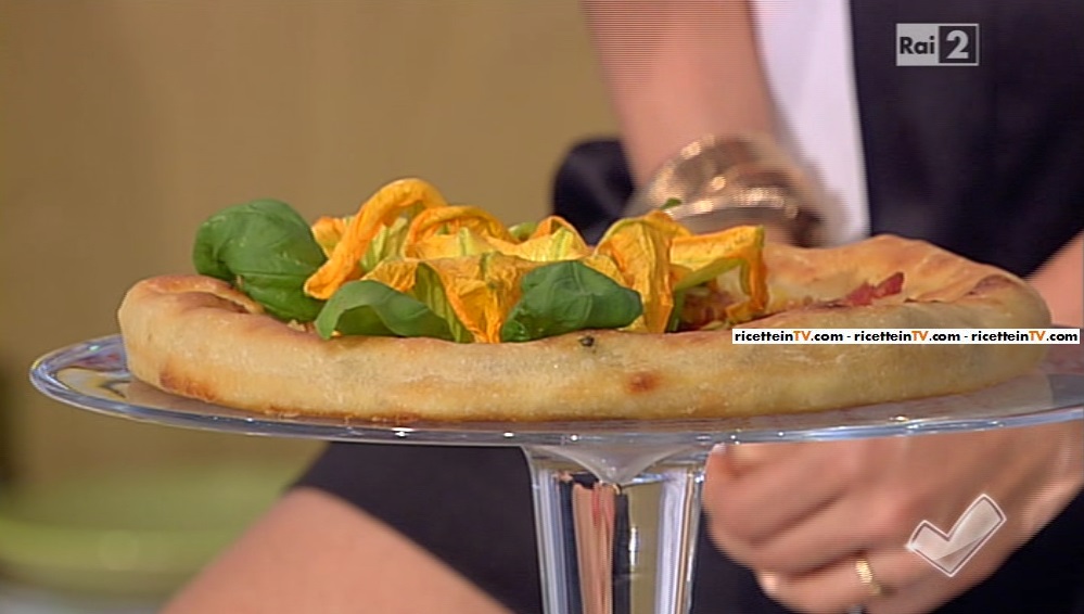 pizza ai fiori di zucca