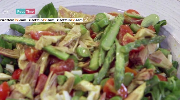 insalata di asparagi e carciofi