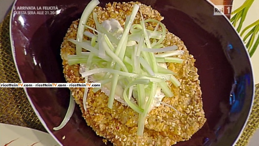 cotoletta di vitello con zola e sedano croccante