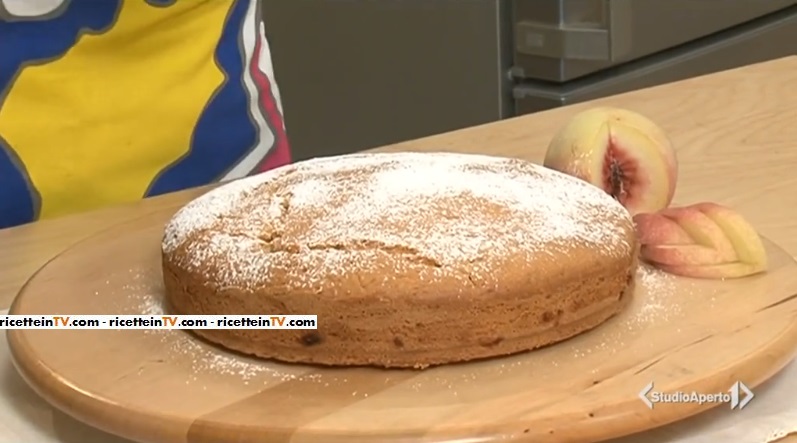torta alle pesche