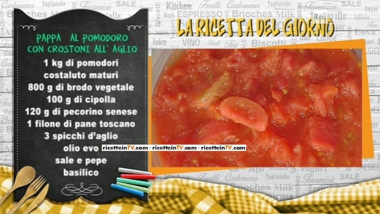 pappa al pomodoro con crostoni all'aglio di Anna Moroni