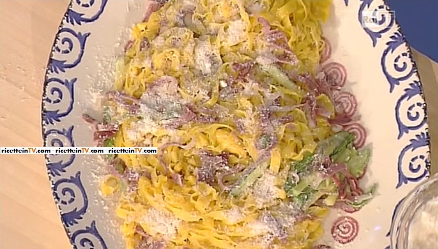 tagliatelle prosciutto e zucchine di Alessandra Spisni
