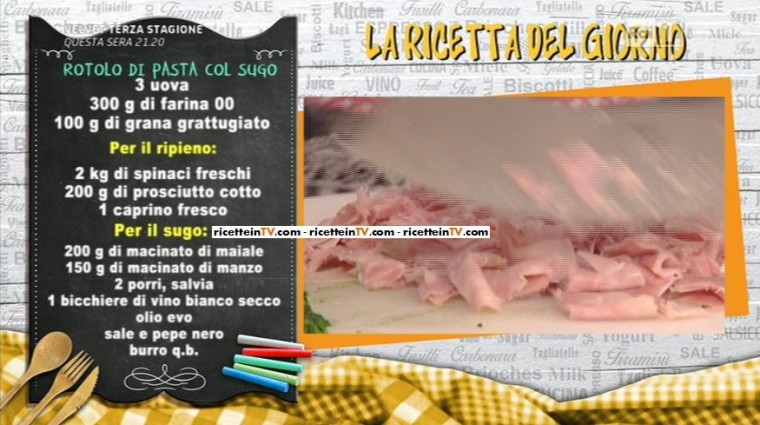 rotolo di pasta con sugo di Luisanna Messeri
