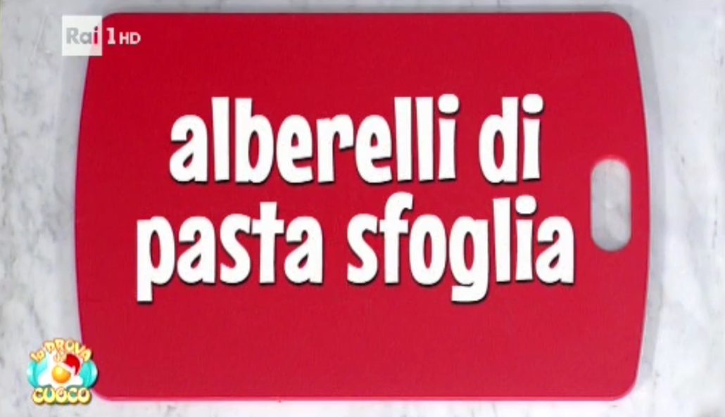 Antipasti Di Natale La Prova Del Cuoco.La Prova Del Cuoco Ricetta Alberelli Di Pasta Sfoglia Ricetta Sprint