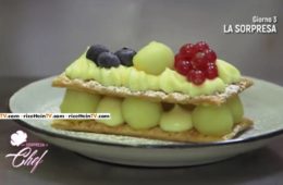 millefoglie con crema e mele