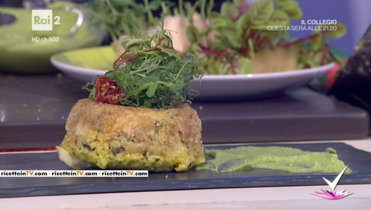 timballo di riso vegetariano