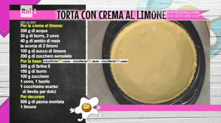 torta con crema al limone di Natalia Cattelani