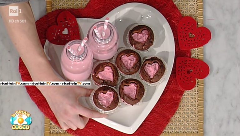 cupcake dal cuore rosa