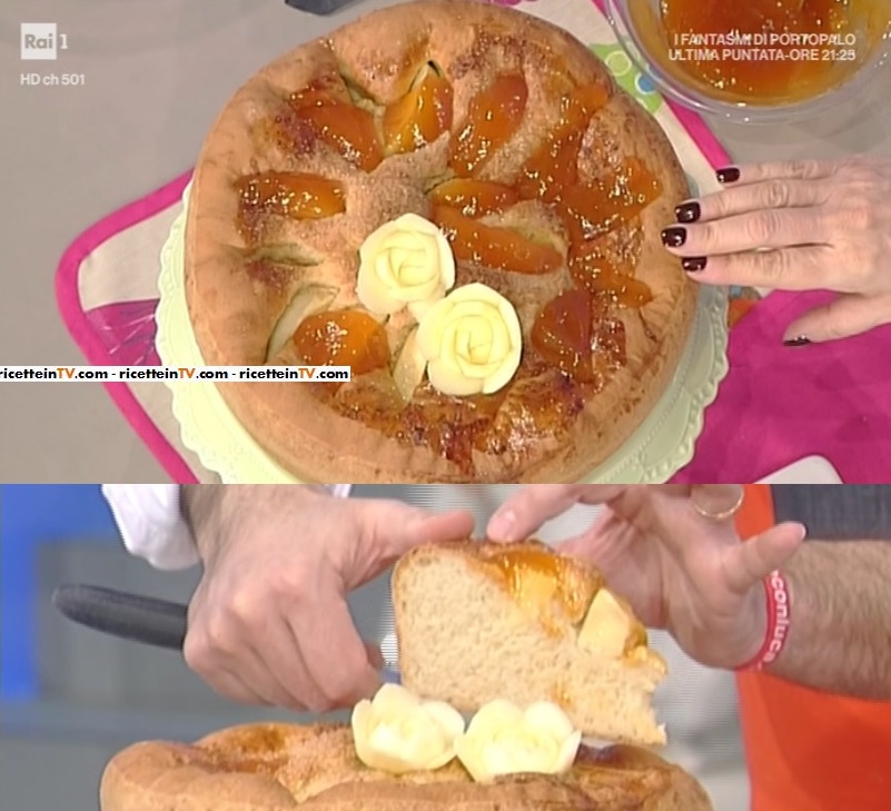 focaccia dolce con confettura di albicocche di Sergio Barzetti