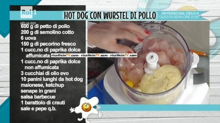 hot dog con wurstel di pollo di Luisanna Messeri