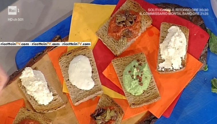 bruschette alle quattro creme di Marco Bianchi