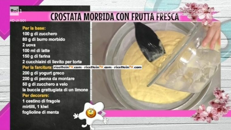 crostata morbida con frutta fresca di Natalia Cattelani