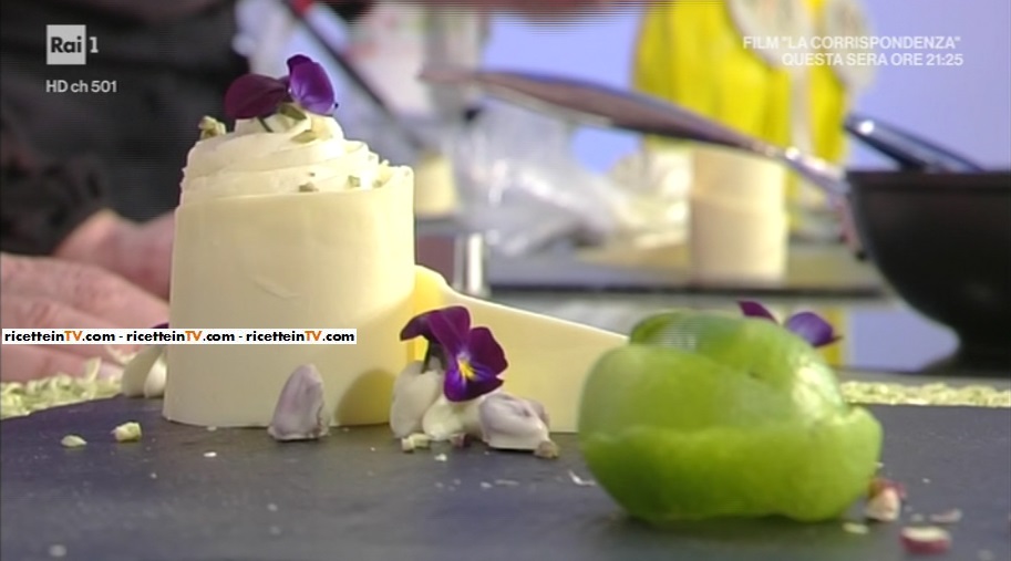 dessert ananas lime e fiori freschi di Guido Castagna