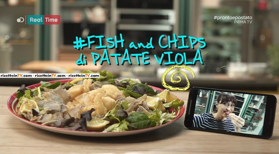 fish and chips di patate viola