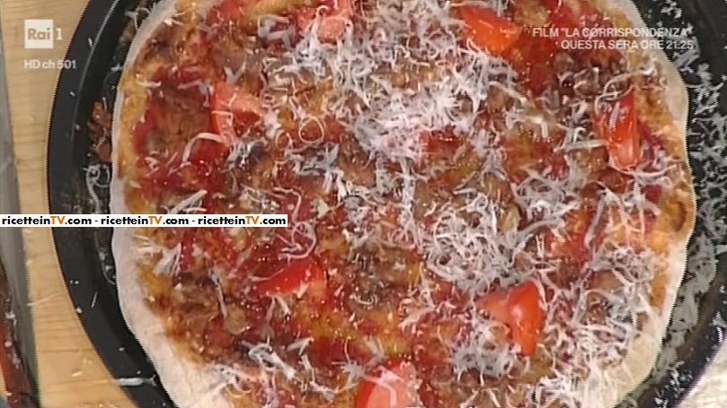 pizza con salsiccia