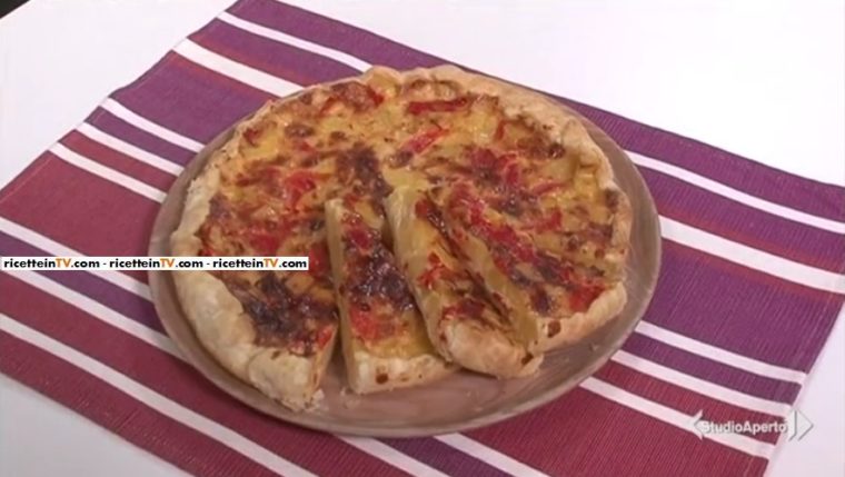 torta salata peperoni e patate