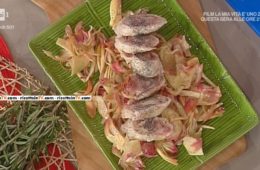 filettini di pollo ripieni di speck su carciofi marinati di Daniele Persegani
