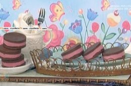 sandwich di gelato e cioccolato