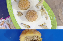 tortino di patate e zucca con cuore di porcini di Daniele Persegani