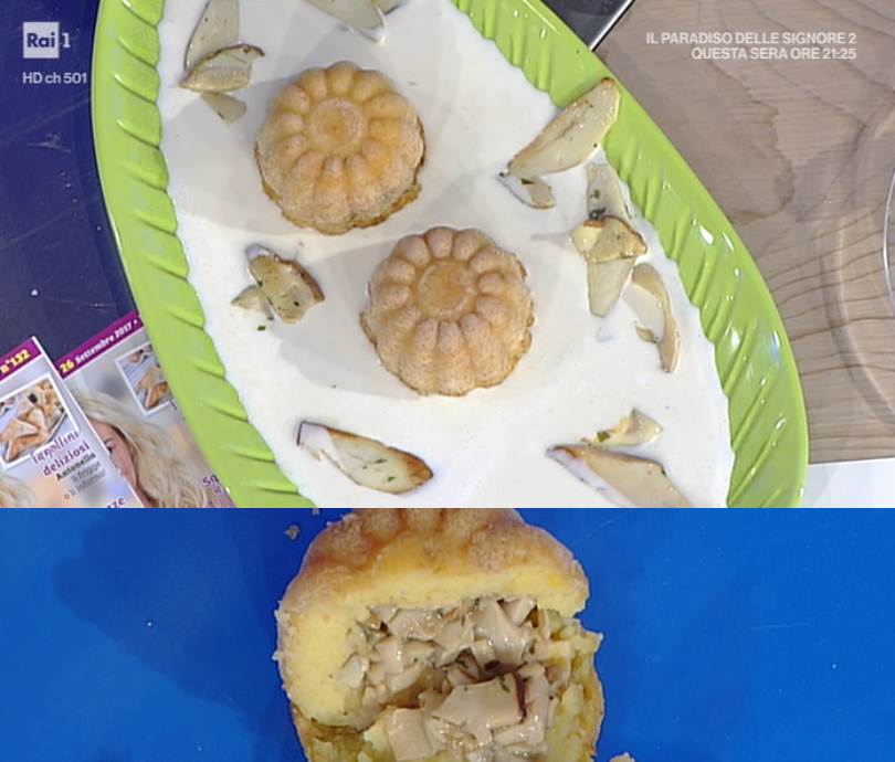 tortino di patate e zucca con cuore di porcini di Daniele Persegani