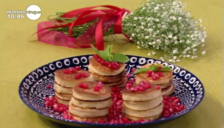mini pancake ai fiori d'arancio di Samya