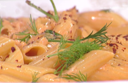 pennette al salmone