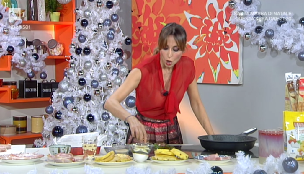 Benedetta Parodi Stella Di Natale.Domenica In Ricetta Lonza All Ananas Di Benedetta Parodi