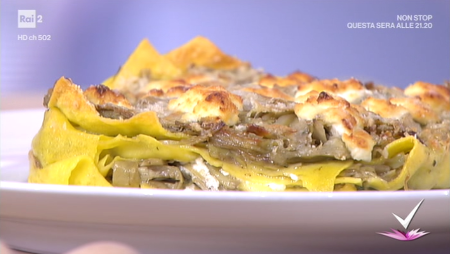 lasagnette ai carciofi