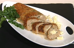 polpettone di pollo con scamorza