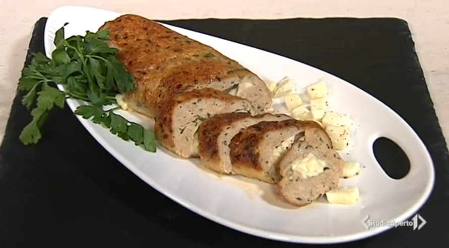 polpettone di pollo con scamorza