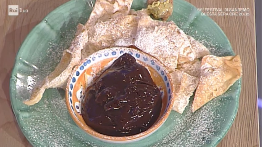 chiacchiere e crema al cioccolato di Mauro Improta