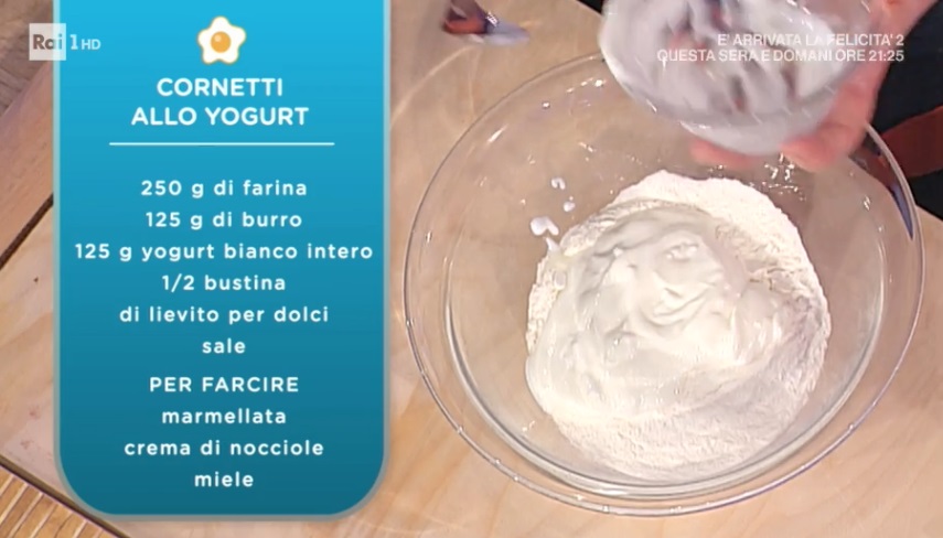 La Prova Del Cuoco Ricetta Cornetti Allo Yogurt Di Anna Moroni