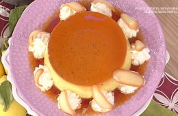 creme caramel e lingue di gatto di Sal De Riso
