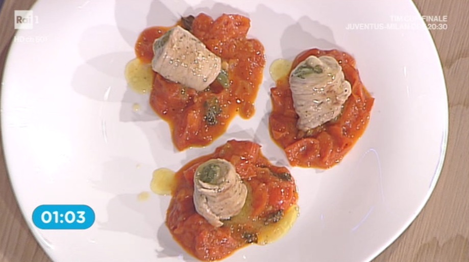 involtini con fagiolini e provola di Renatone Salvatori