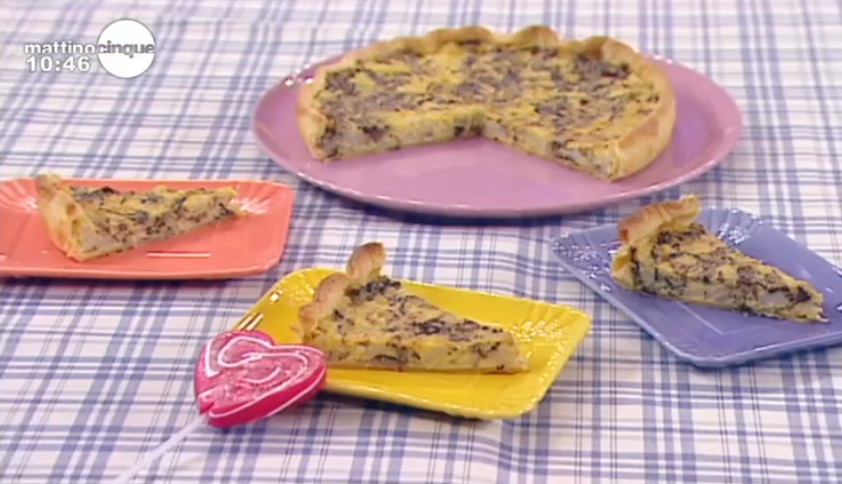 quiche integrale radicchio e cavolfiore