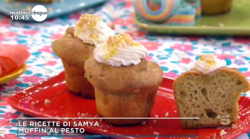 muffin al pesto