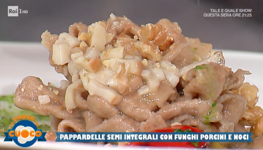 pappardelle con funghi e noci di Marco Bottega