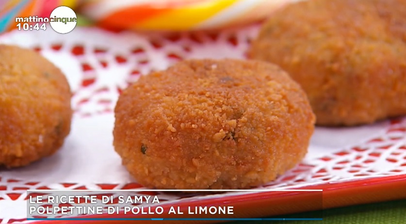 polpettine di pollo al limone