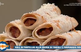 roll di tortillas alla crema di fagioli di Gabriele Faggionato